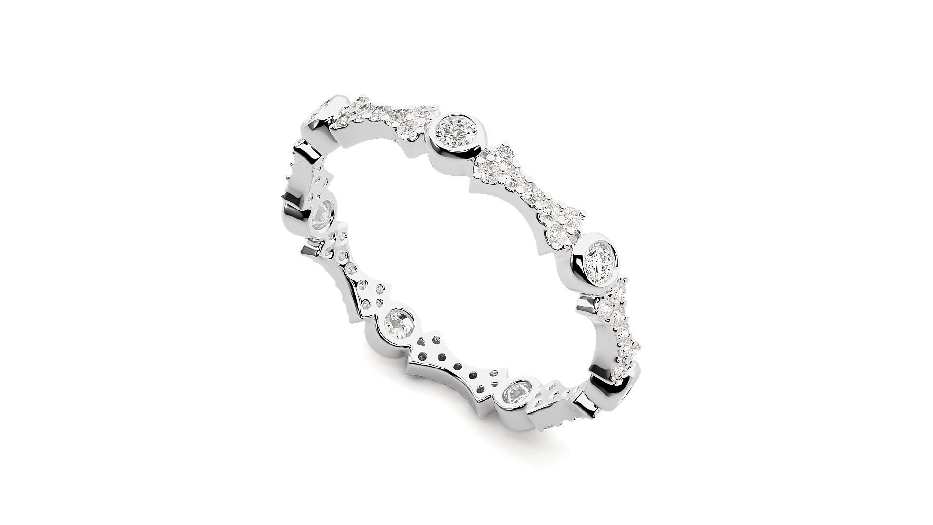 Band ring - CAD 7233 3D print model_6