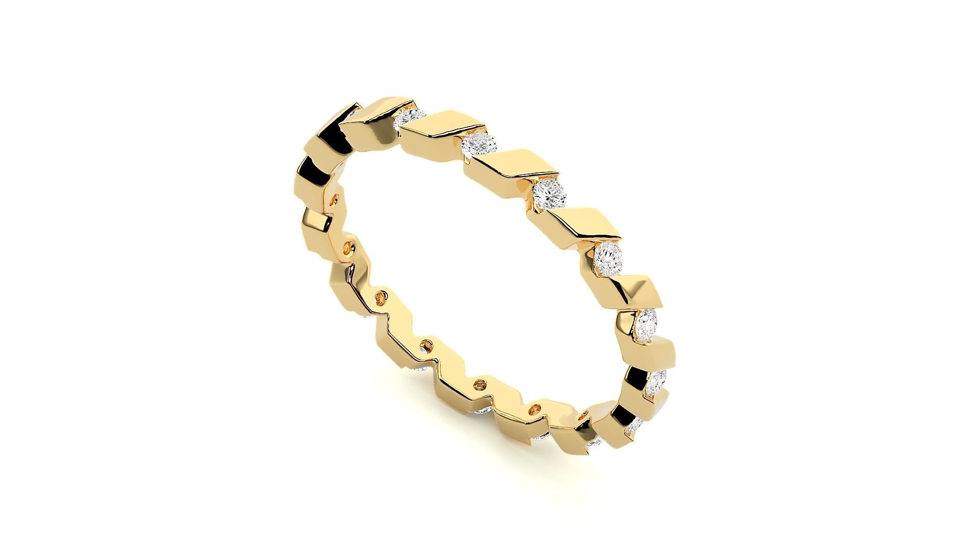 Band ring - CAD 4799 3D print model_9