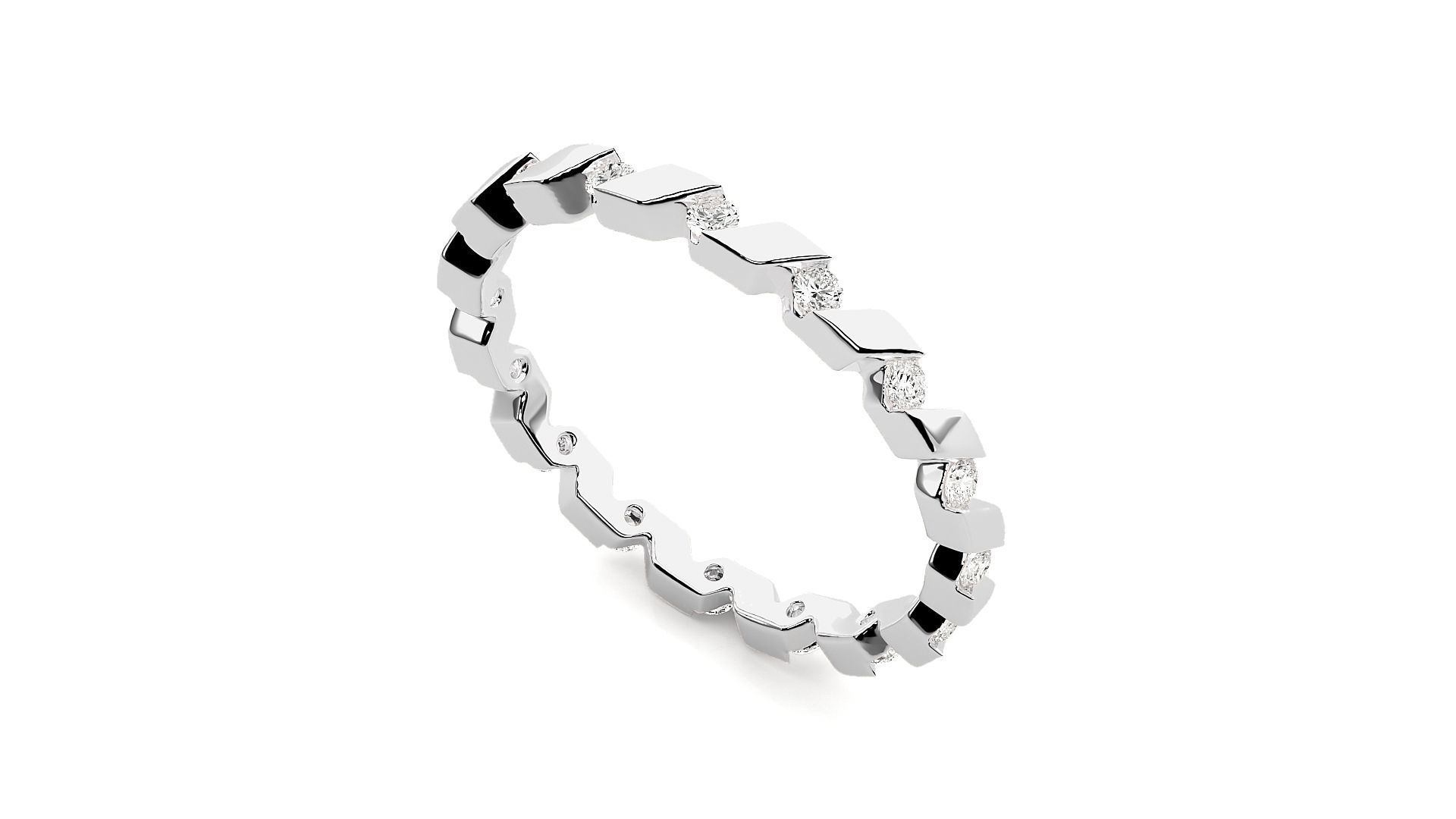 Band ring - CAD 4799 3D print model_6