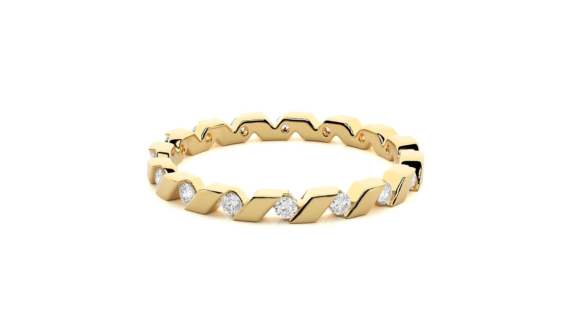 Band ring - CAD 4799 3D print model_7