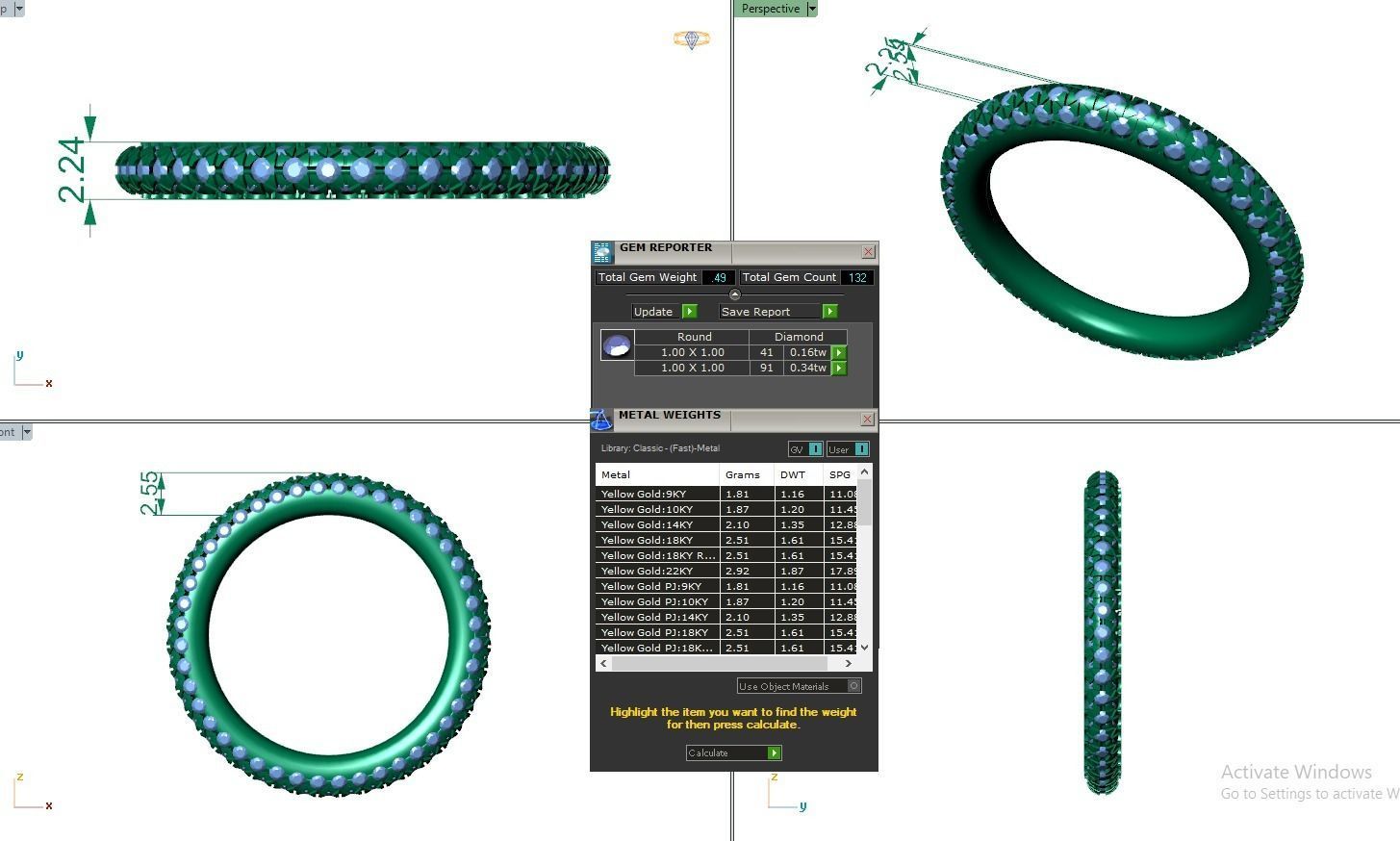 Band ring - CAD 2586 3D print model_4