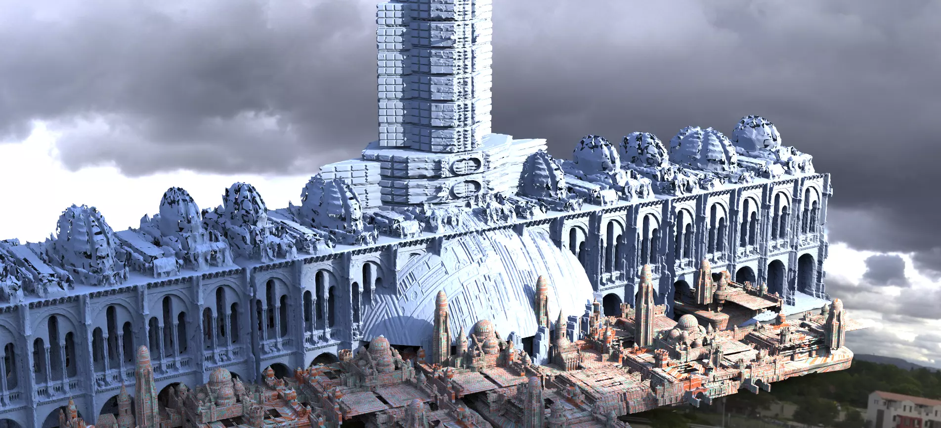 Sci-Fi Sith Academy 3D model 3D model_0