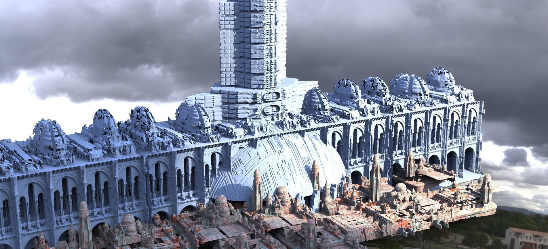 Sci-Fi Sith Academy 3D model 3D model_1