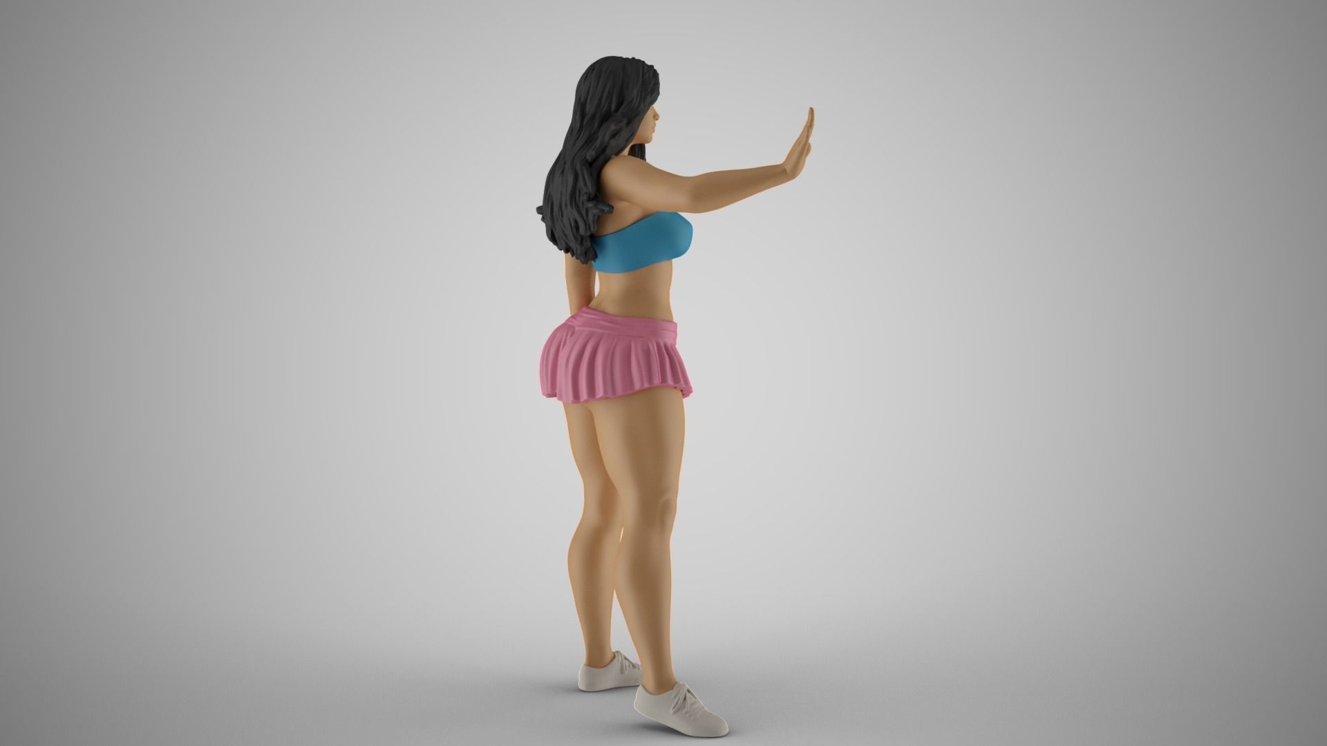 Girl Rejection 3D print model_6