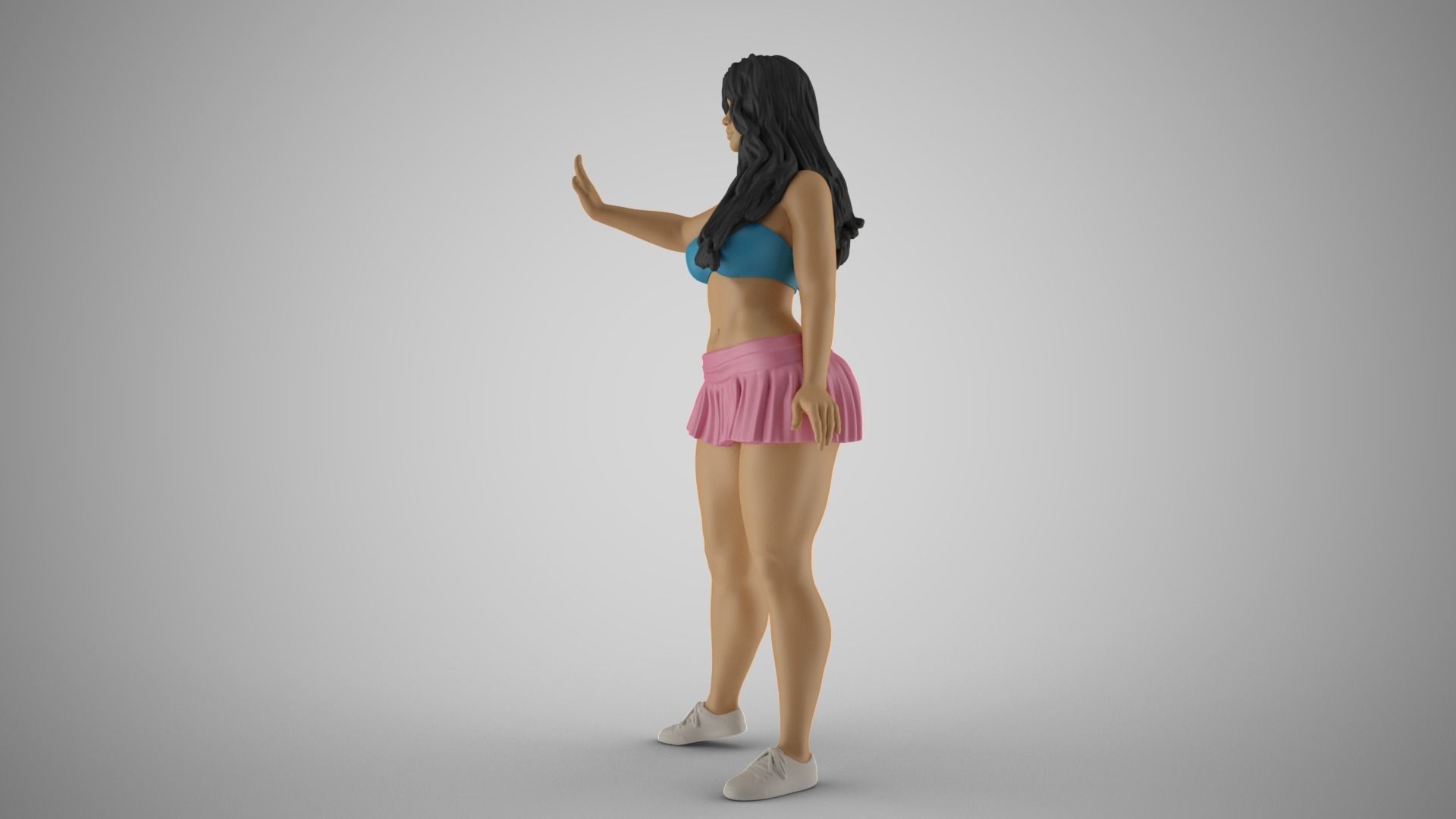 Girl Rejection 3D print model_10