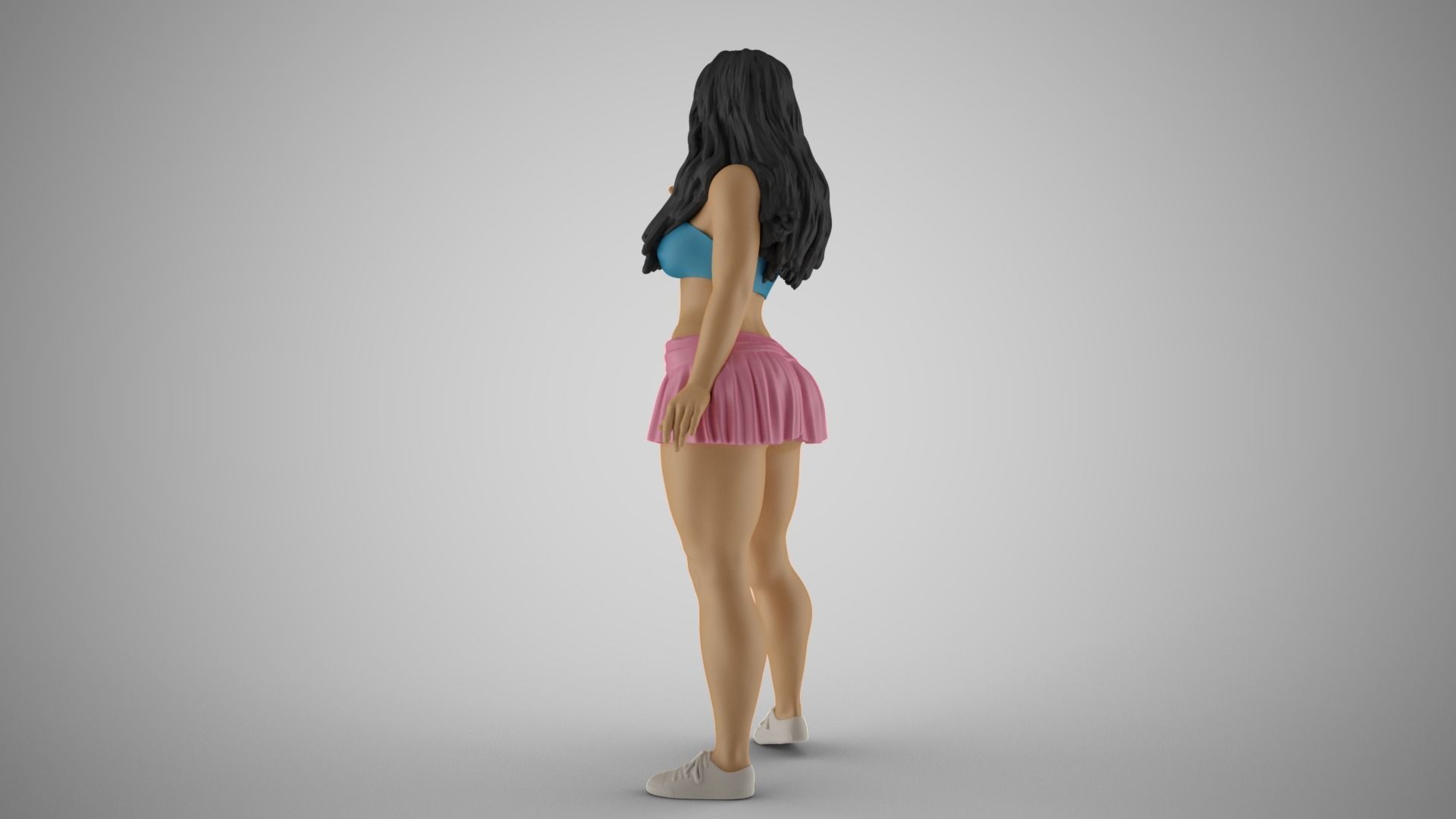 Girl Rejection 3D print model_9