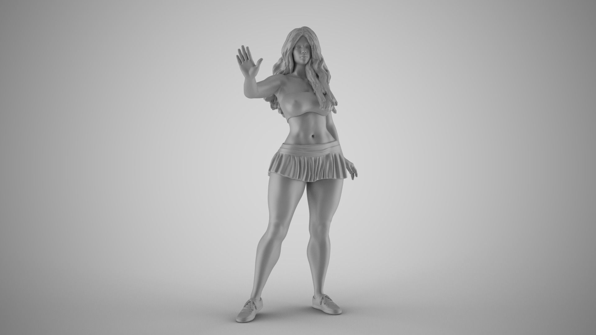 Girl Rejection 3D print model_3