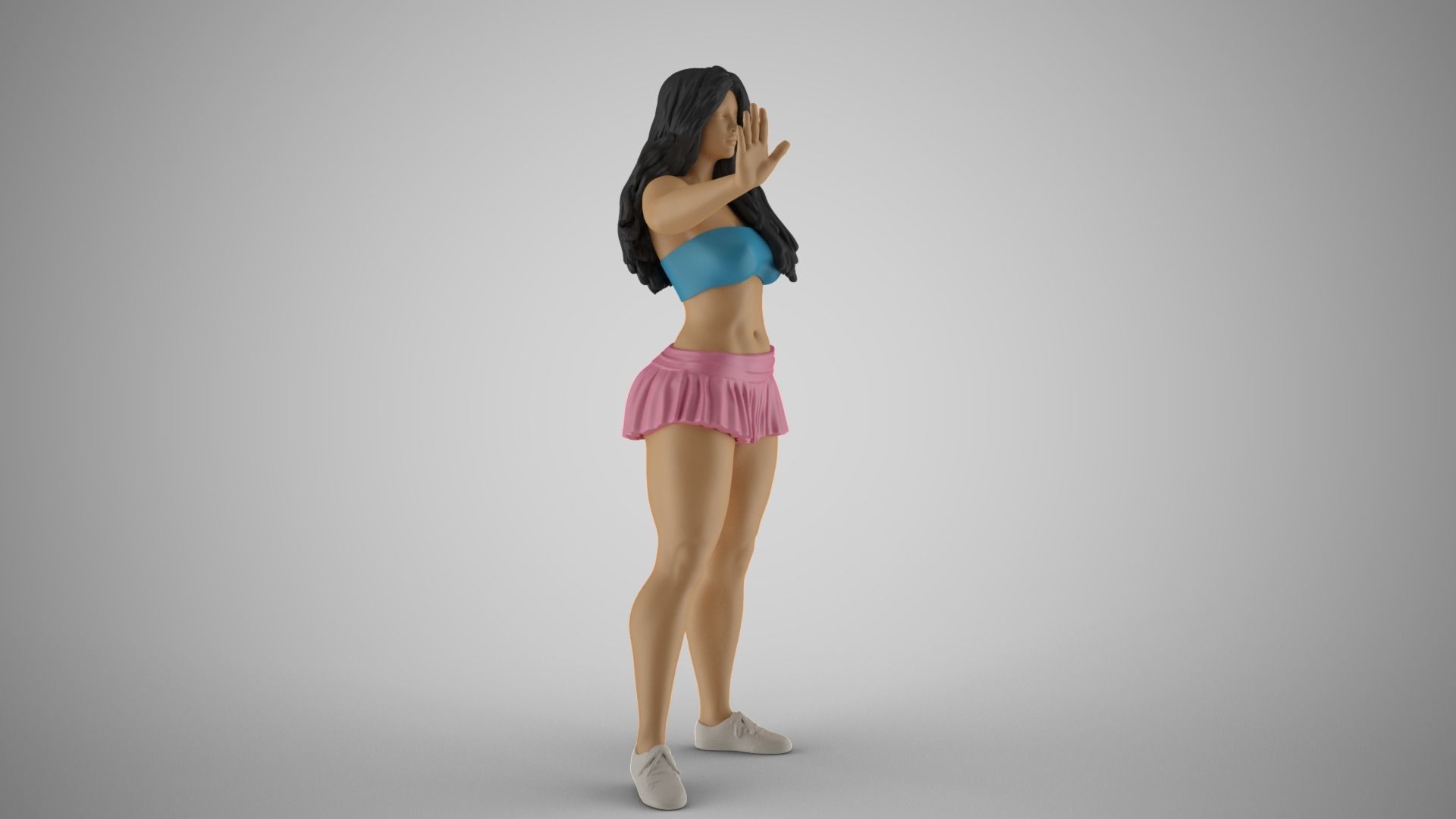 Girl Rejection 3D print model_5