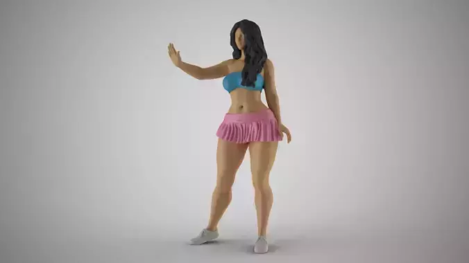 Girl Rejection 3D print model