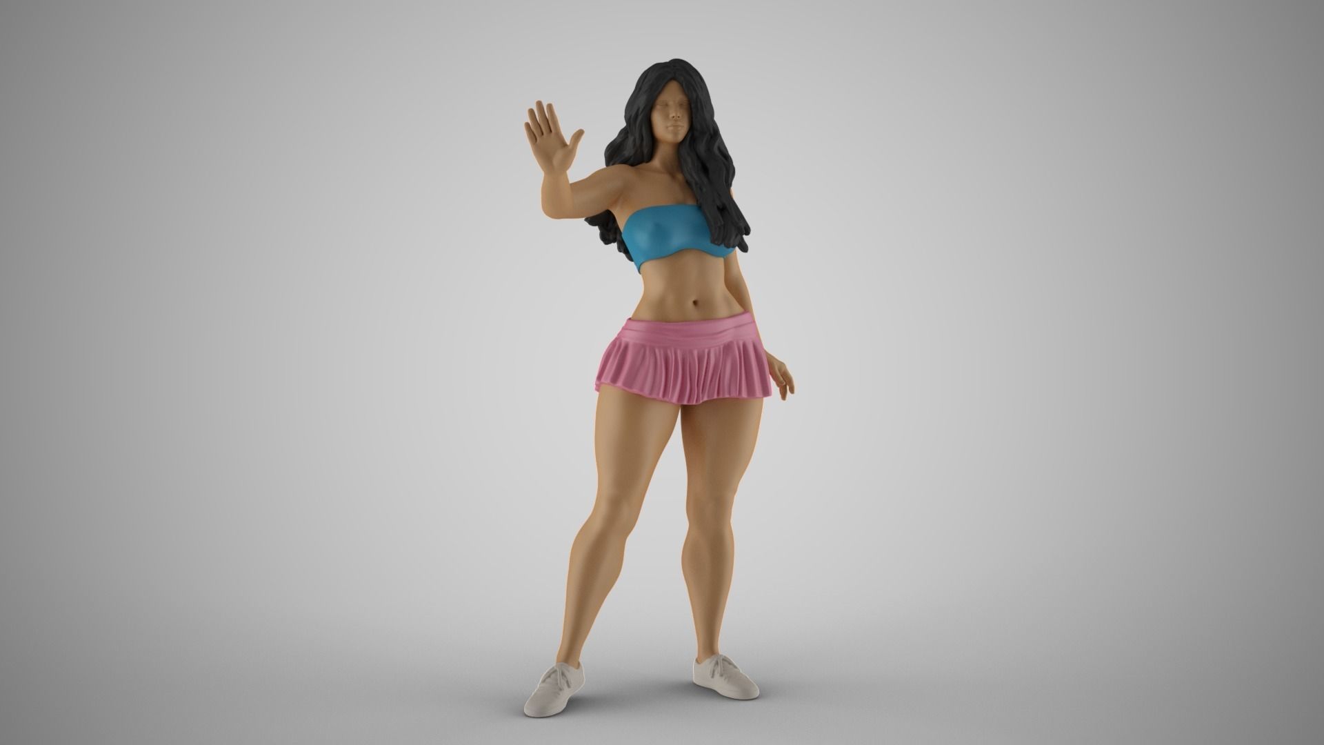 Girl Rejection 3D print model_4