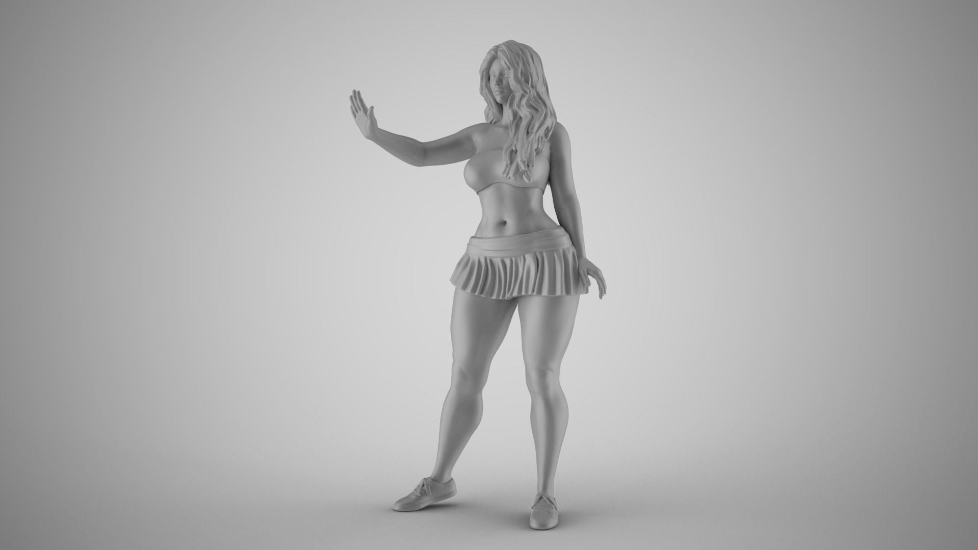 Girl Rejection 3D print model_2