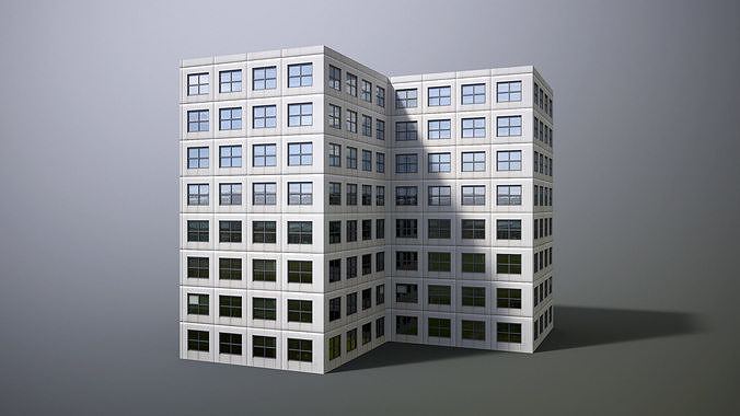 3D Building Bundle 3D model 7