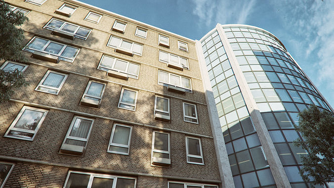3D Building Bundle 3D model 2