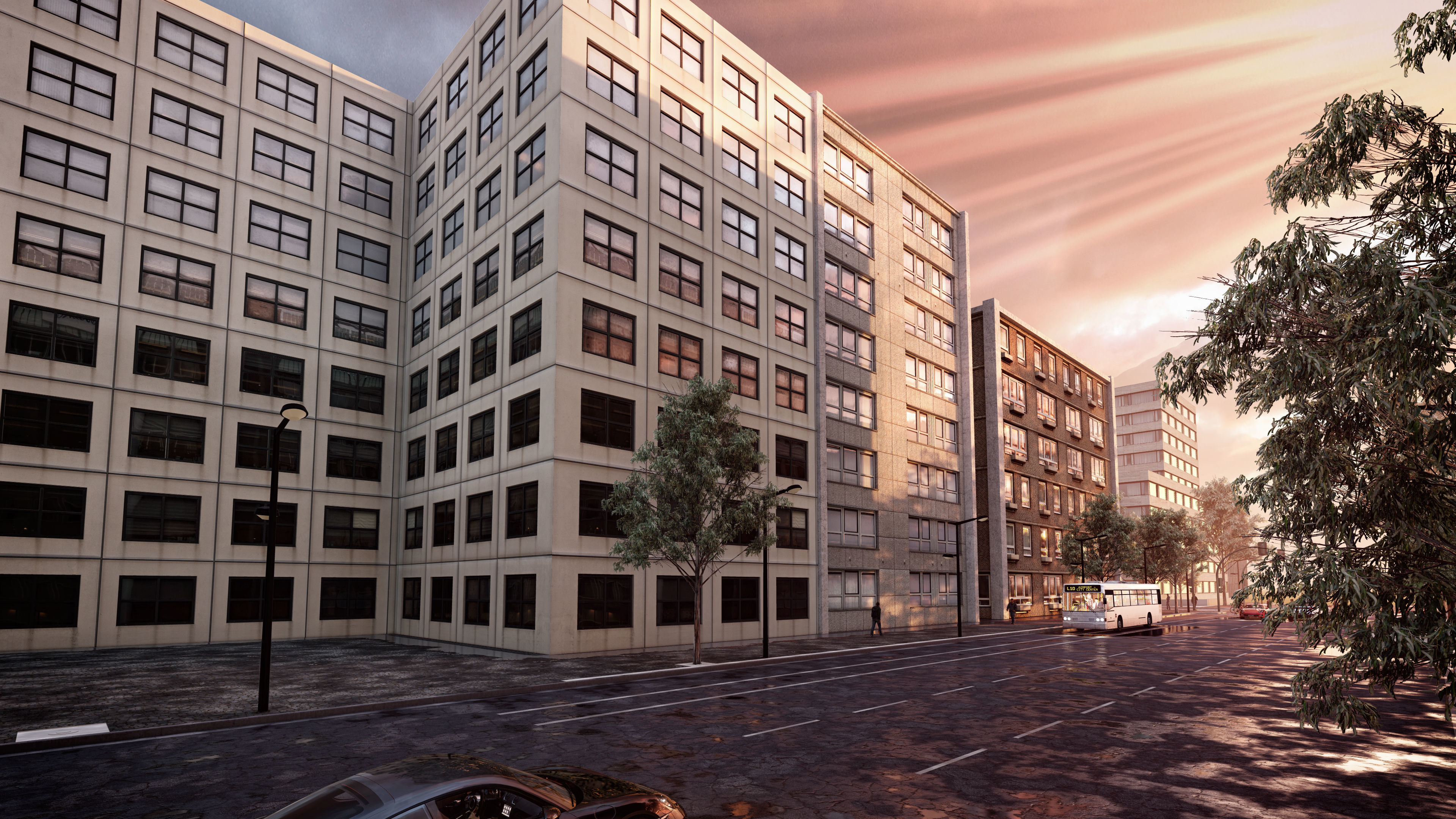 3D Building Bundle 3D model_7