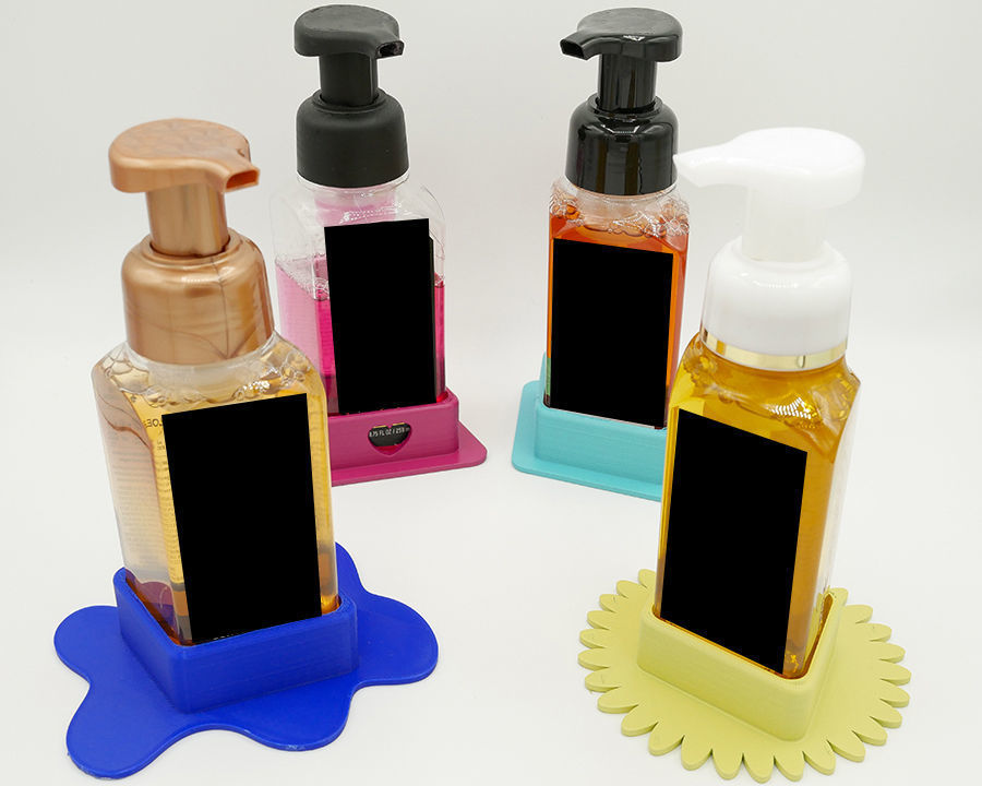 Bath and Body Works Modern Style Foam Soap Holder 3D print model_4
