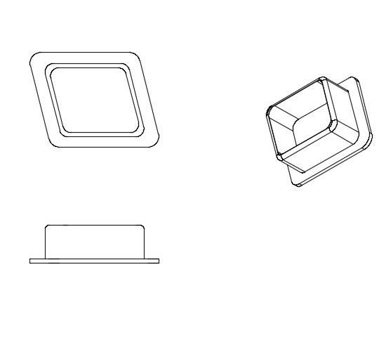 Bath and Body Works Modern Style Foam Soap Holder 3D print model_3