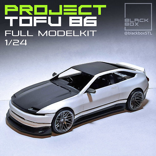 Project Tofu 86 1-24th FULL MODELKIT 3D print model