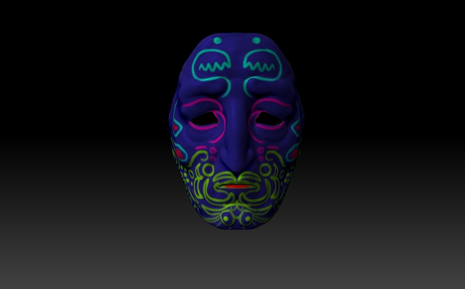 Printable mask 1 3D print model_11