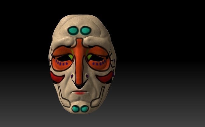 Printable mask 1 3D print model