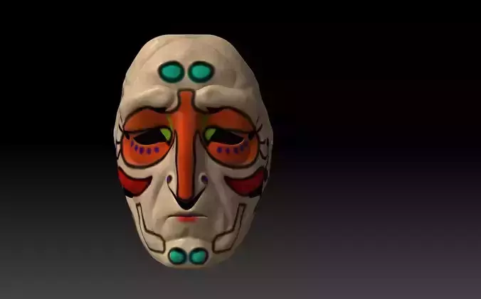 Printable mask 1 3D print model