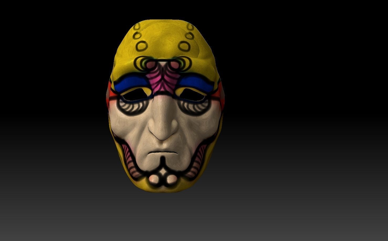 Printable mask 1 3D print model_19