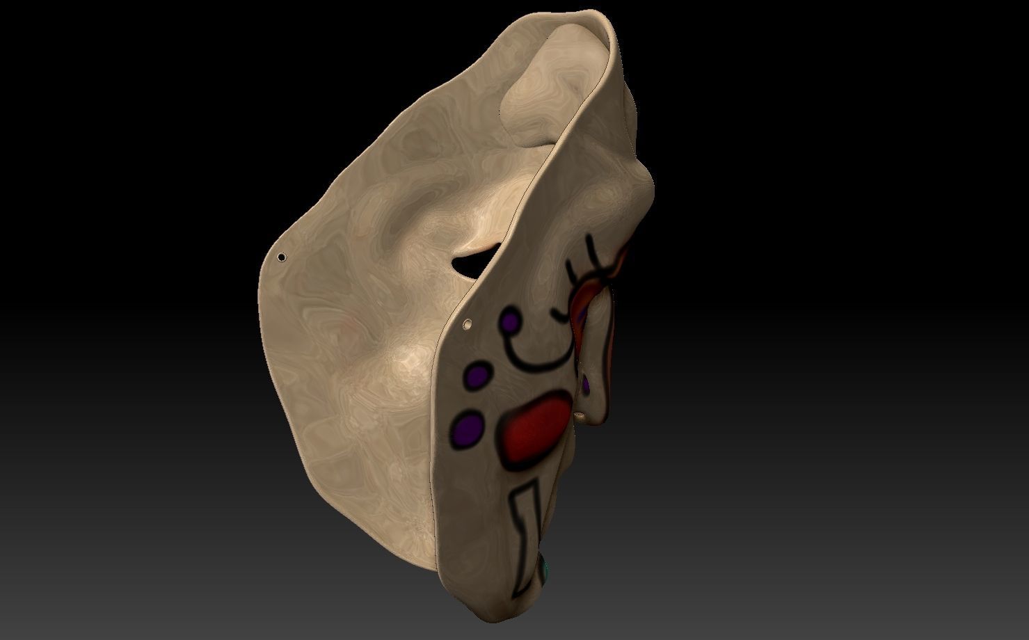 Printable mask 1 3D print model_8