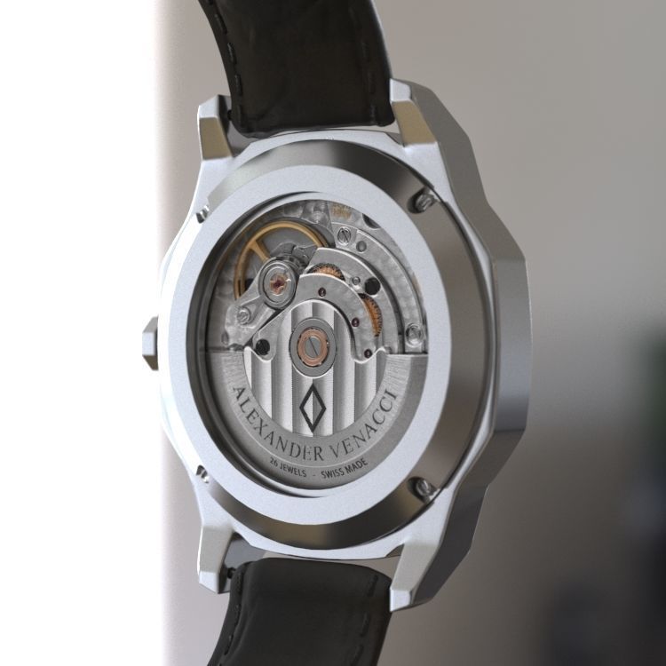Detailed Watch - Alexander Venacci 3D model_4