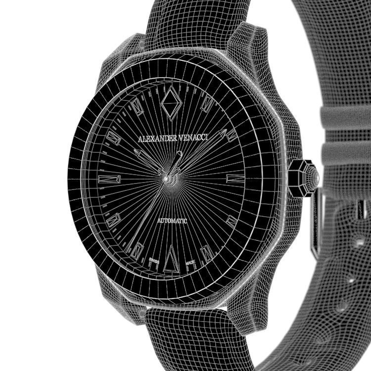 Detailed Watch - Alexander Venacci 3D model_7