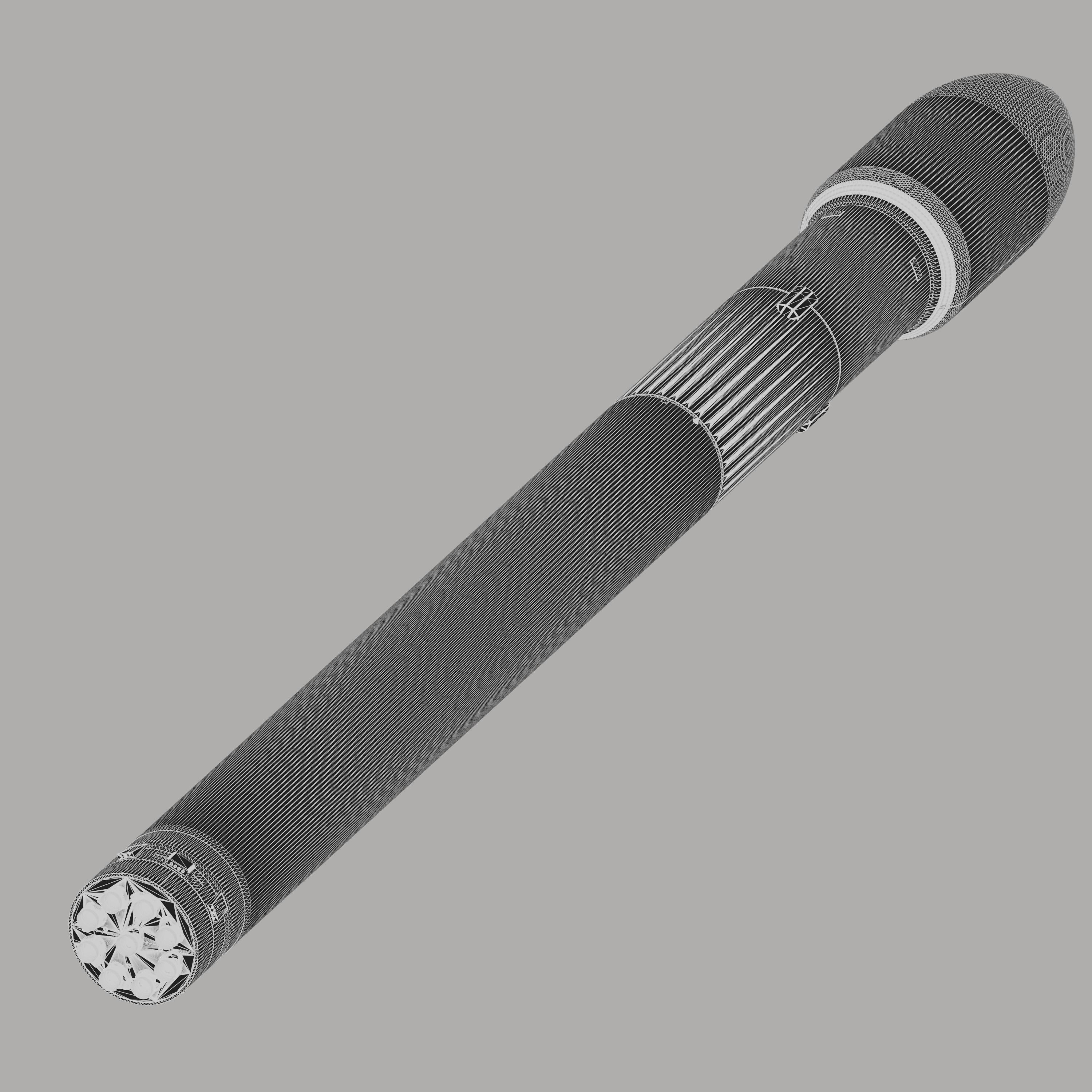Terran-1 Rocket 3D model_9
