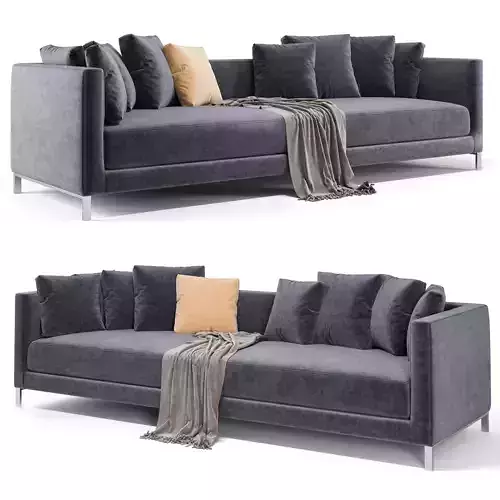 Verzelloni Hampton 2 Seats Sofa 3D model