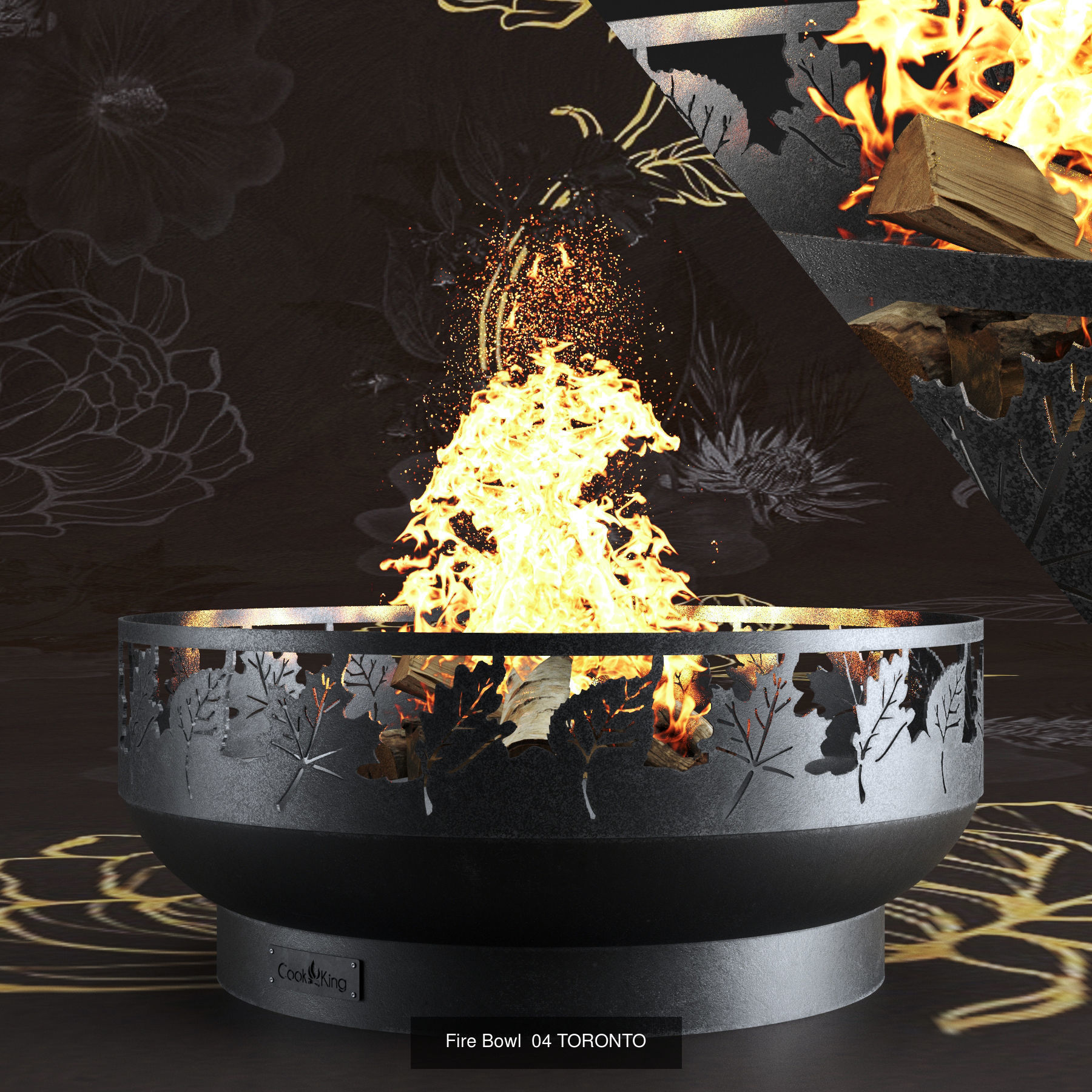 Fire Bowl  3D Model Collection_4