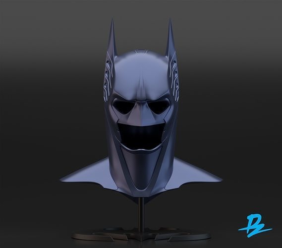 batman cowl sonar 3D print model