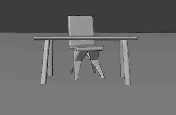 table and chair
