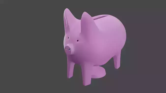 PIGGY BANK - 3D PRINTABLE 3D MODEL