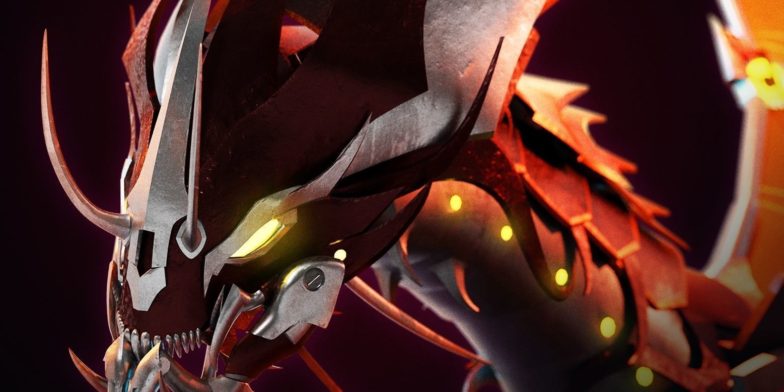 Predaking Transformers Prime Mecha Dragon Rig 3D model_2