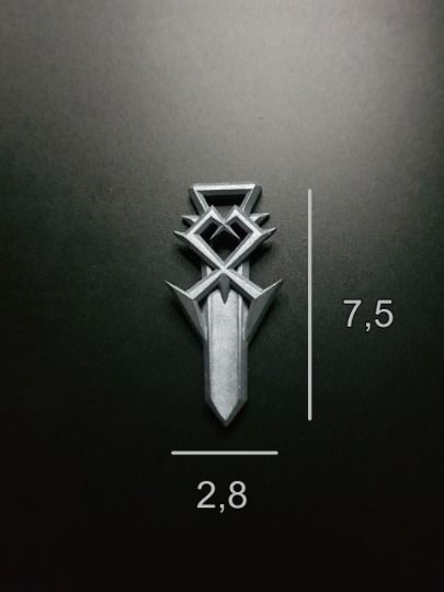 Organization XIII coat decoration zip kingdom hearts 3D print model_1