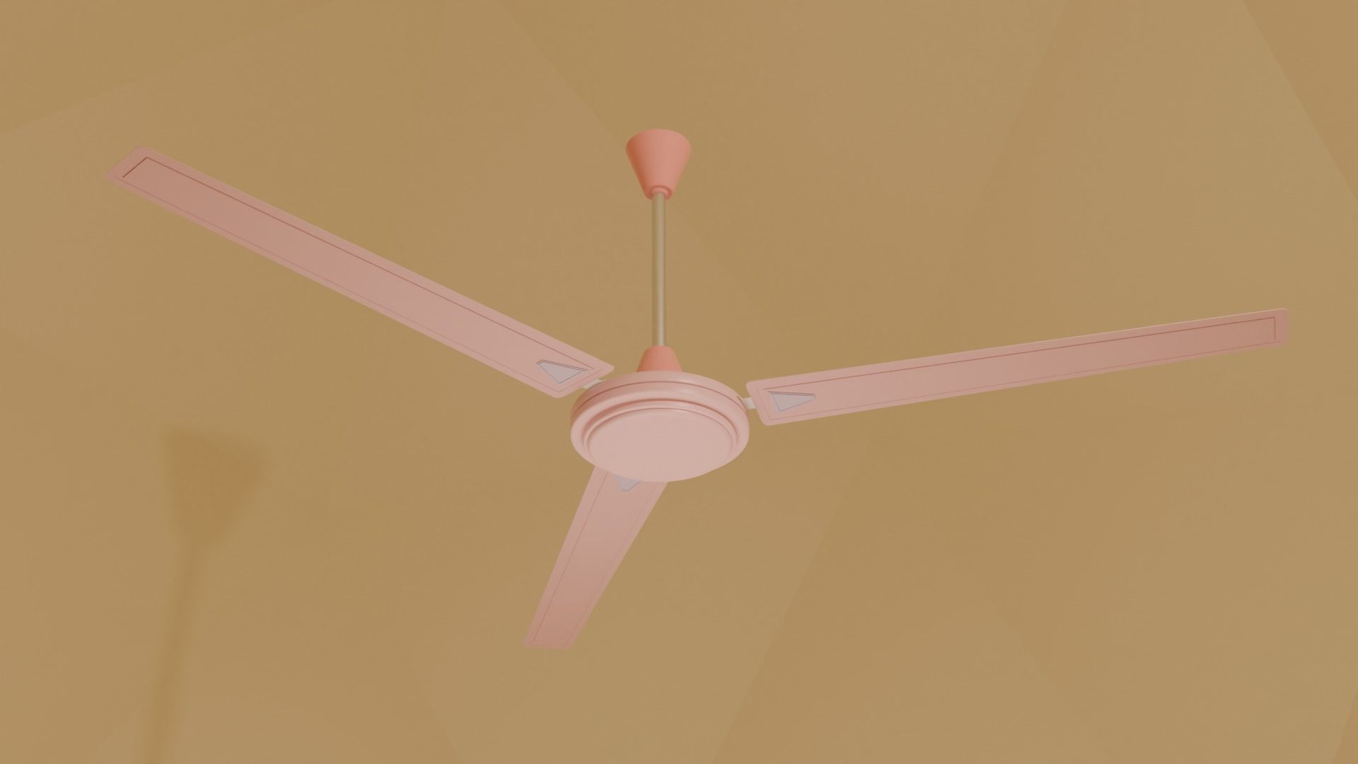 Ceiling fan 3D model_2