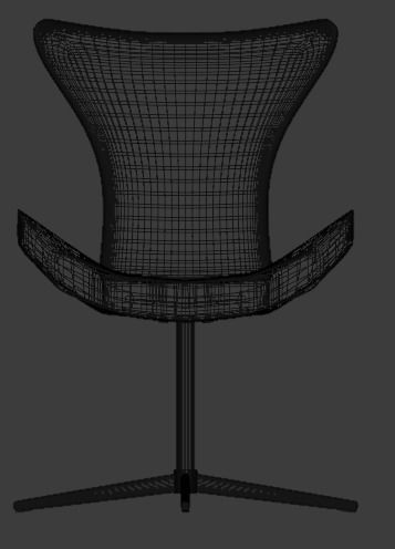 Chair 5 leather 3D model_1