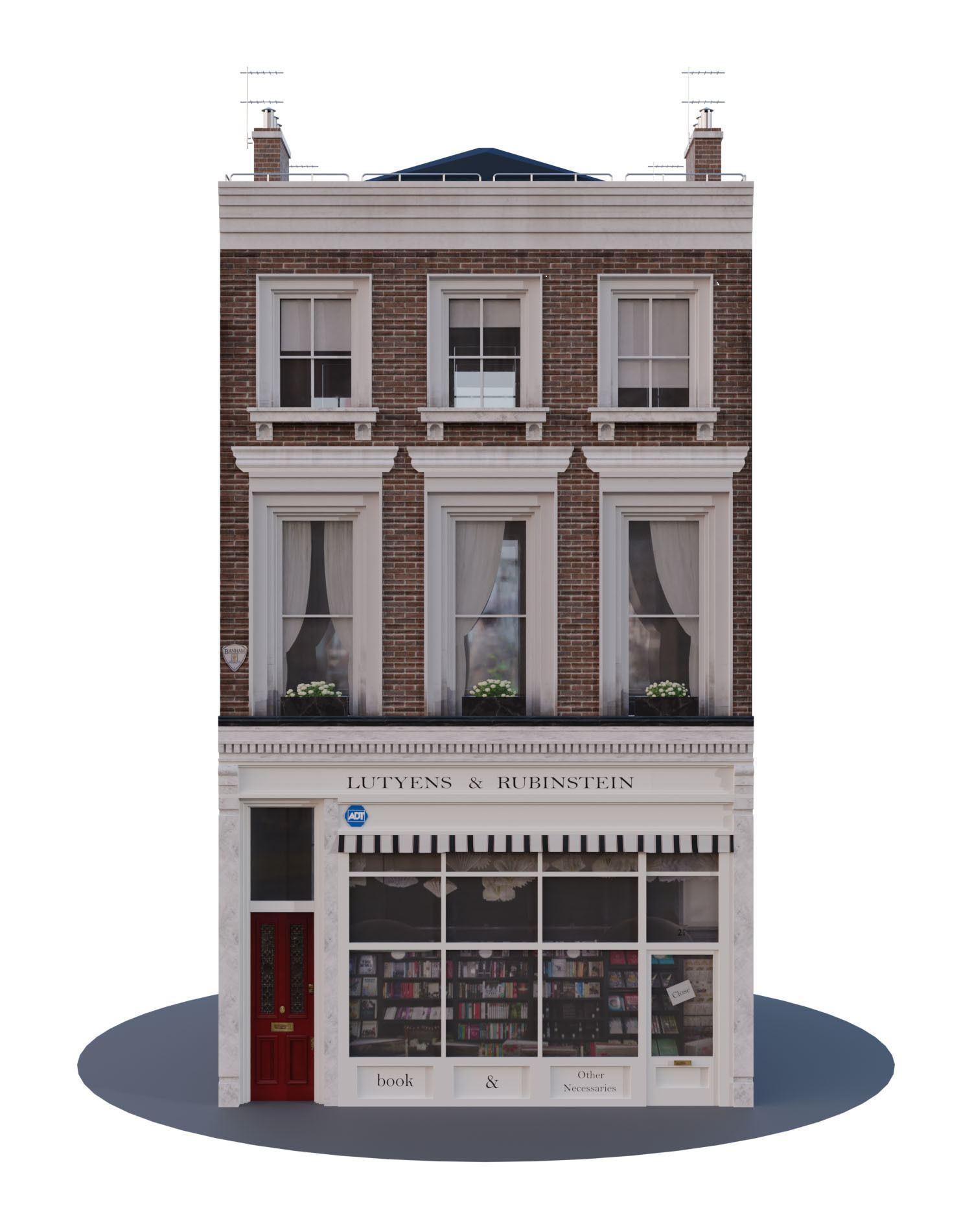 Building asset3 Low-poly 3D model_1