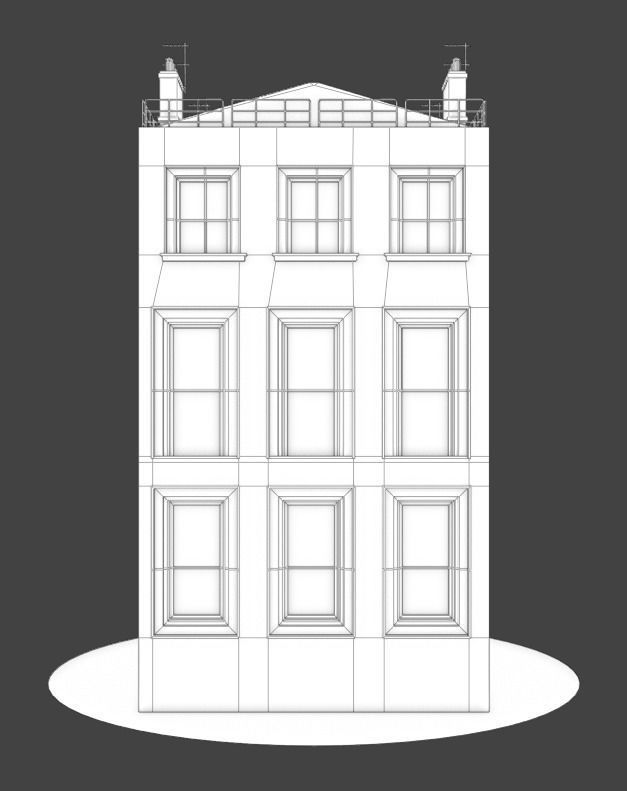 Building asset3 Low-poly 3D model_11