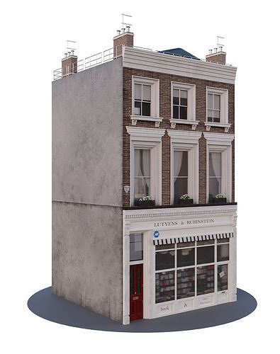 Building asset3 Low-poly 3D model