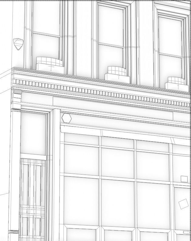 Building asset3 Low-poly 3D model_13