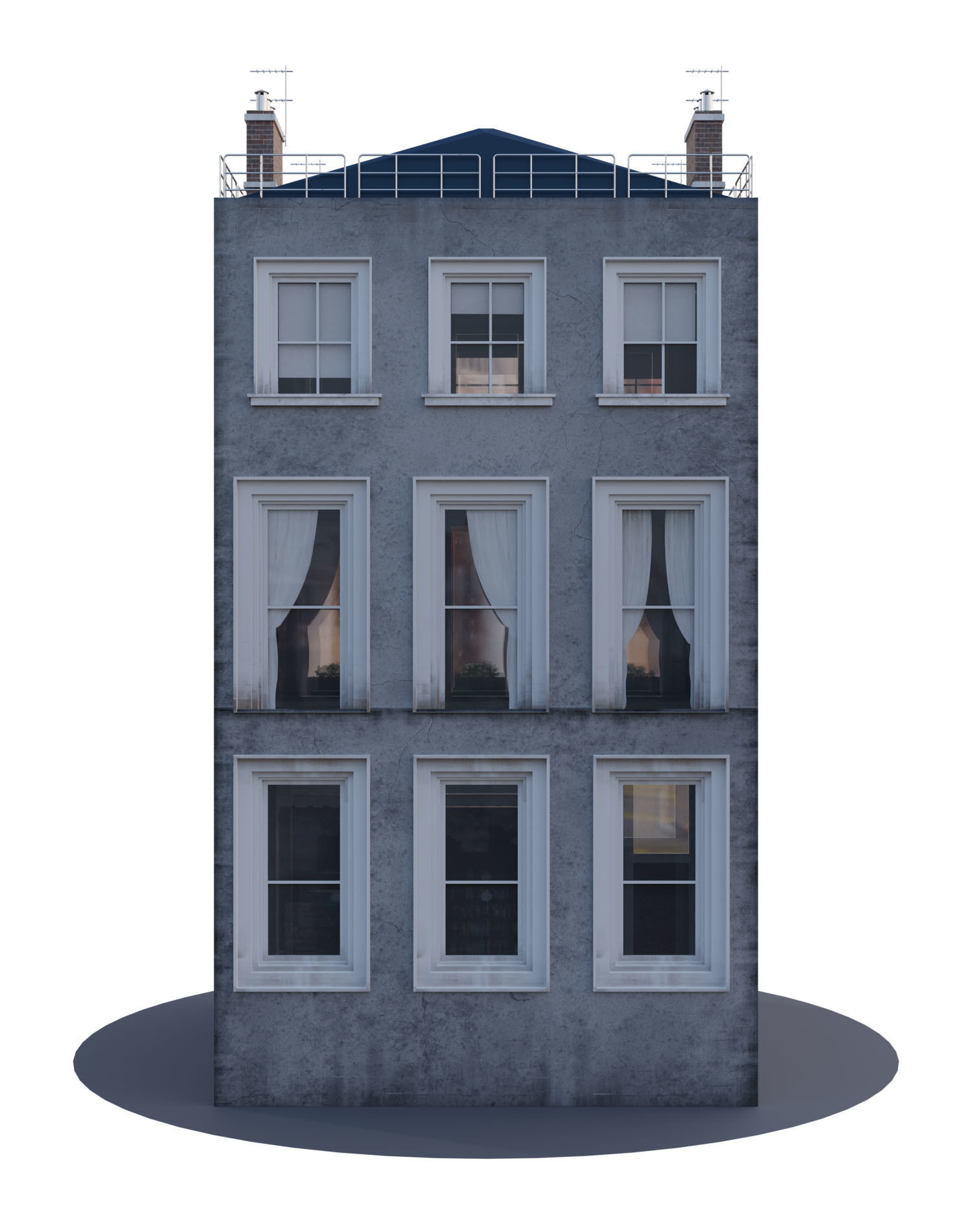 Building asset3 Low-poly 3D model_5