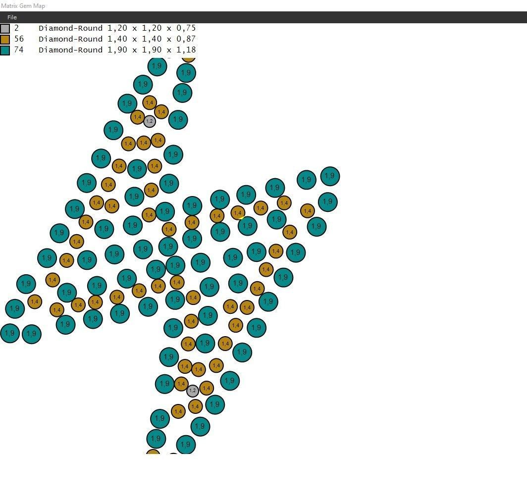Model 510 Lightning Diamond Pendant 2 Layers 3D print model_16