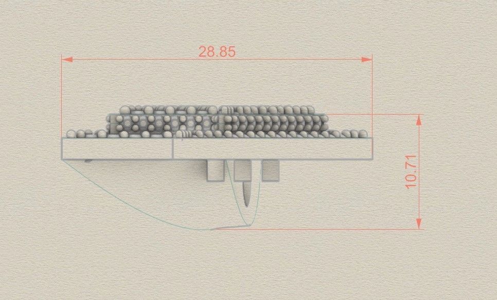 Model 510 Lightning Diamond Pendant 2 Layers 3D print model_11