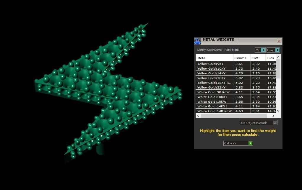 Model 510 Lightning Diamond Pendant 2 Layers 3D print model_20