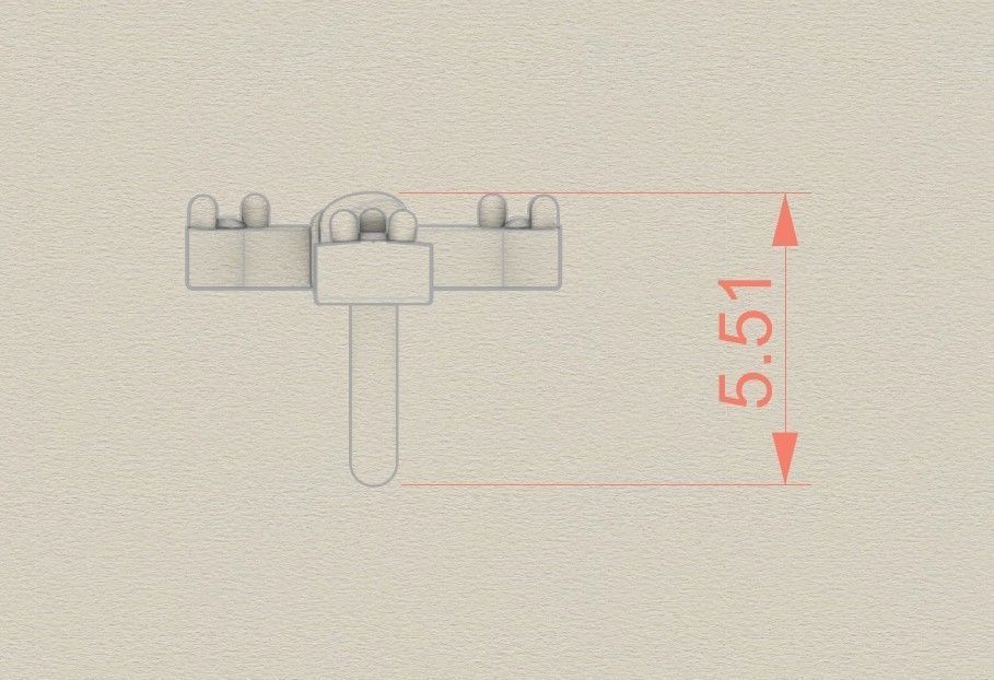 Model 515 Cross Diamond Pendant 3D print model_11