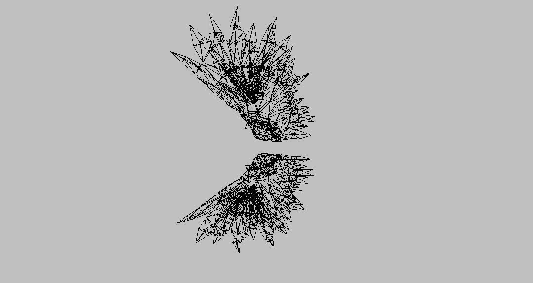 Angel White Wing K2 Low-poly 3D model_22