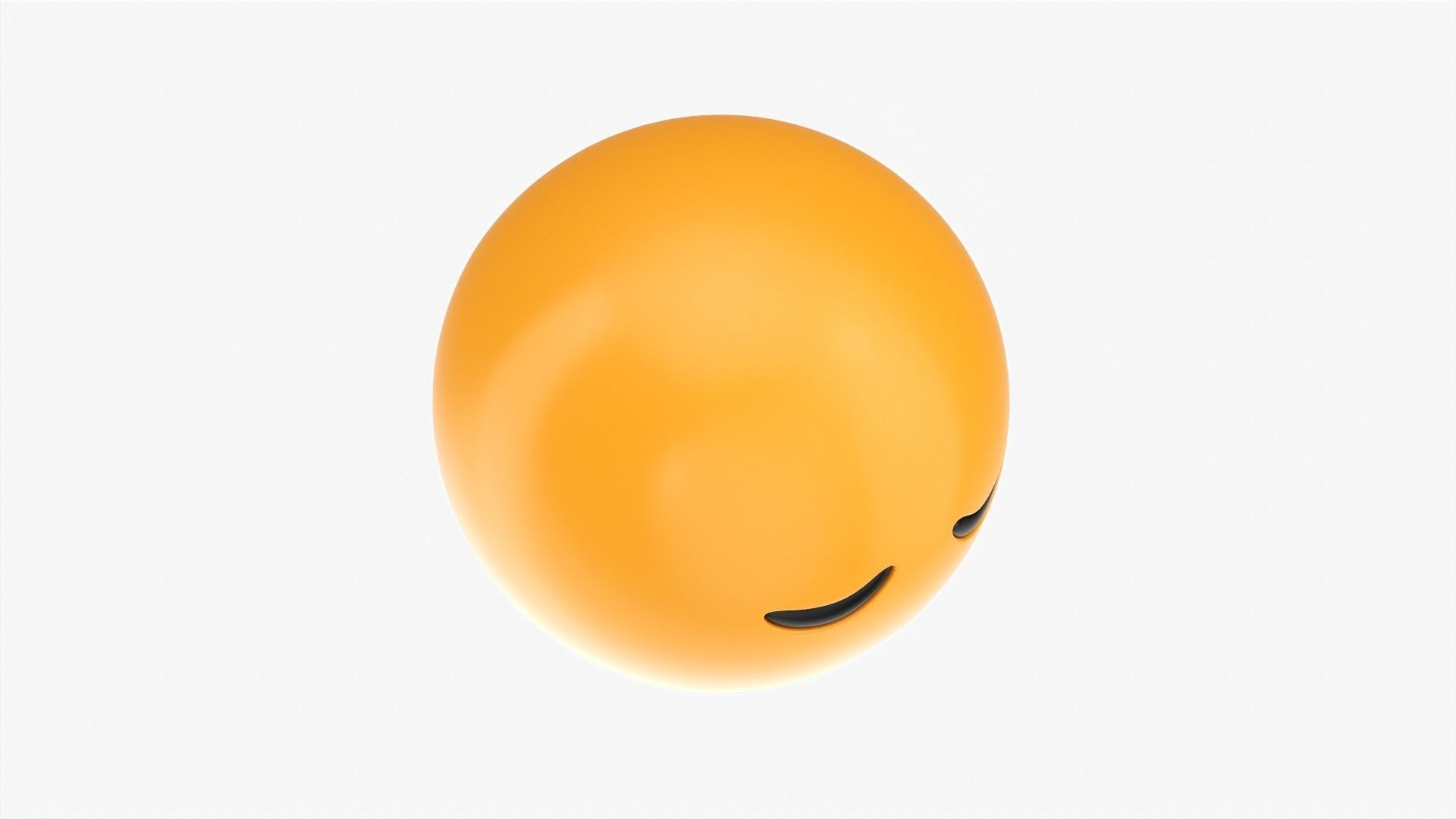 Emoji 010 Disappointed 3D model_3