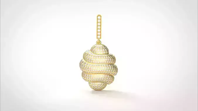 Model 571 Camber Diamond Pendant